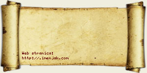 Njegoslav Rnić vizit kartica